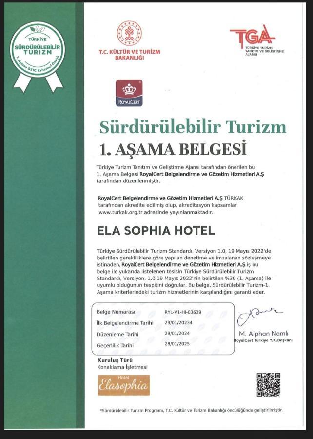 איסטמבול Elasophia Hotel מראה חיצוני תמונה
